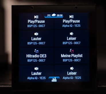 Rithum Switch - Das Kontrollpanel mit Touch-Bedienung inkl. BluOS-Plugin