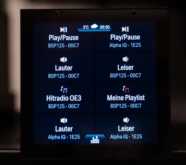 Rithum Switch - Das Kontrollpanel mit Touch-Bedienung inkl. BluOS-Plugin